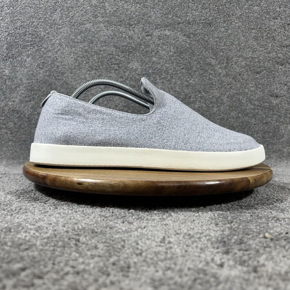 Allbirds Wool Loungers WL Mens Sz 11 Gray Woven Casual Slip On Loafer Shoes Used